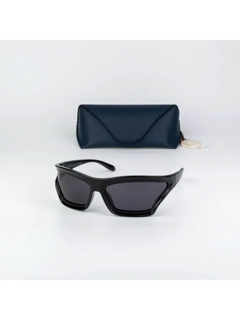 Loewe Men Sunglasses Black Smoke Wraparound LW40143U 01A NEW AUTHENTIC